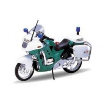 Machetă moto Welly [1:18] - BMW R1100 RT Polizei - Green/White